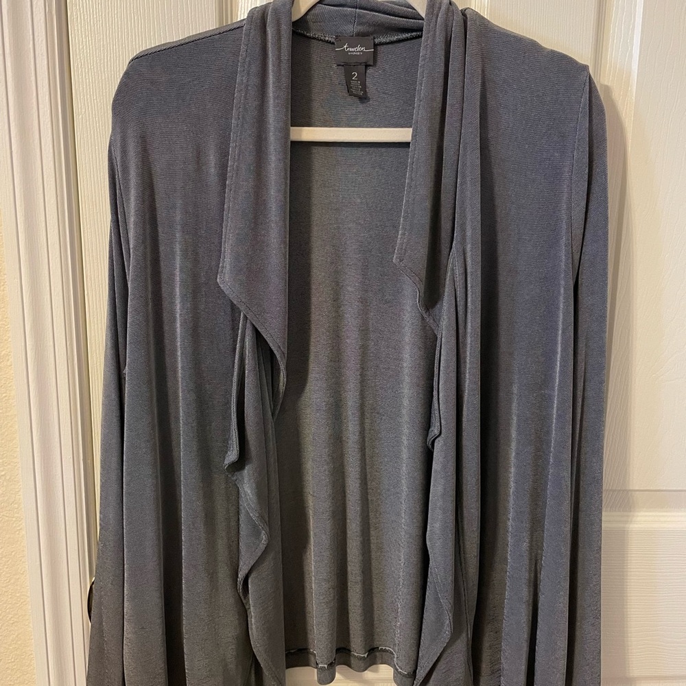 Chicos Travelers lightweight jacket size 2 (large)